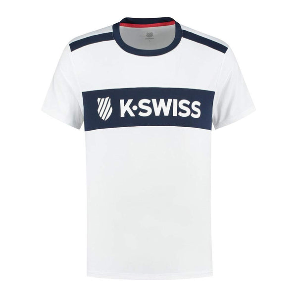 K-Swiss Heritage Sport Logo Tee Maglietta da Tennis Uomo