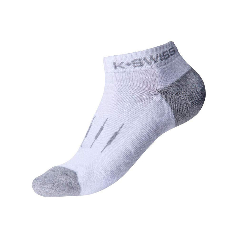 Pack of 3 Kswiss all Court White Gray Women's Socks